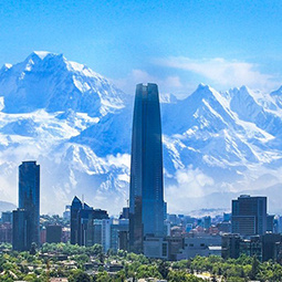 Chile mountain top