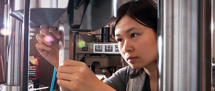 researcher working in a lab