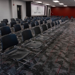 Buffet and Chairs Left Oriented