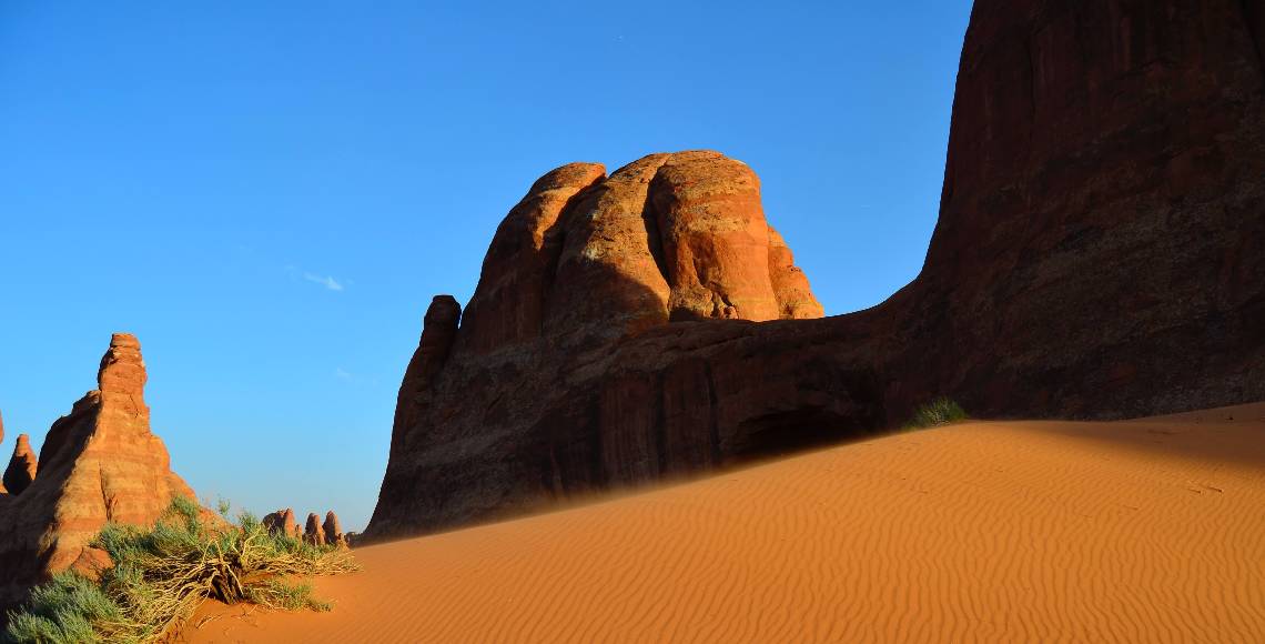 outdoor scene with sand