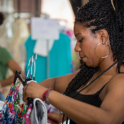 woman shopping