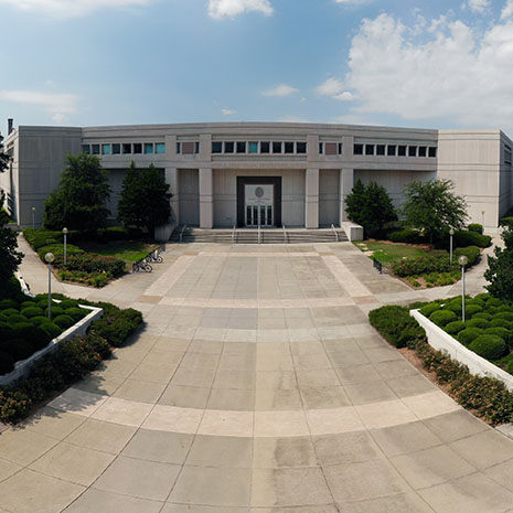 Outside of the Swearingen Center building