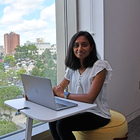 Graduate student Revathy Venkataramanan