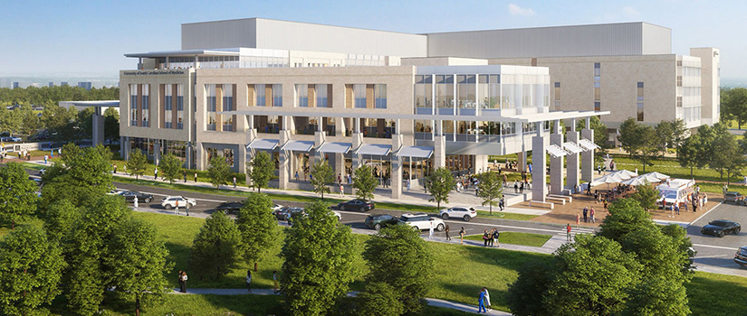 Rendering of new Health Sciences Campus