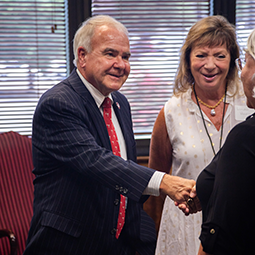 Dean Harmon Shaking Hands