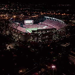 Football Game at Night