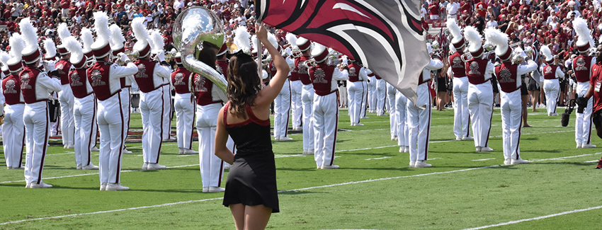 USC Marching Band in Williams Brice Stadium