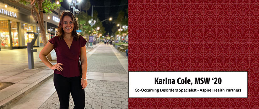 MSW alum Karina Cole