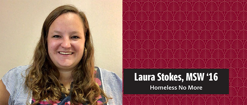 Headshot of alum Laura Stokes, MSW '16