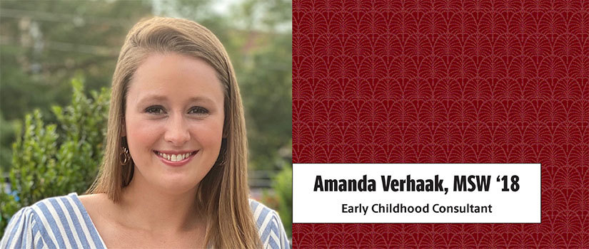 Alum Amanda Verhaak, MSW '18