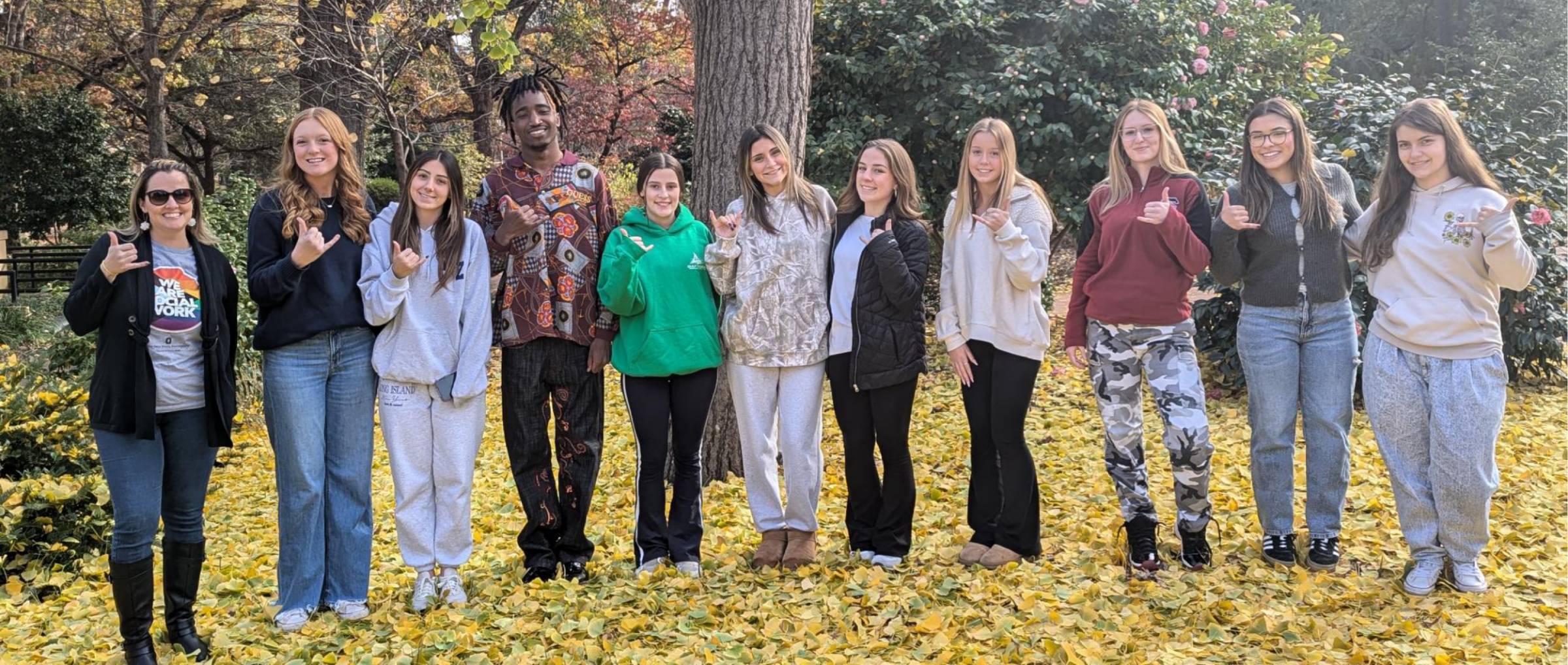 Students outside Hamilton College.