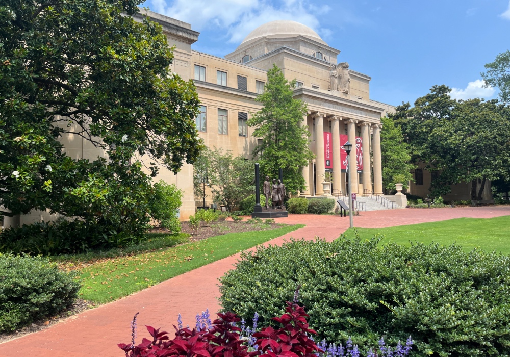 View of the outside of the McKissick Museum.