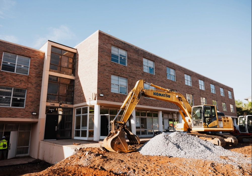 Demolition of McBryde Dormitory.